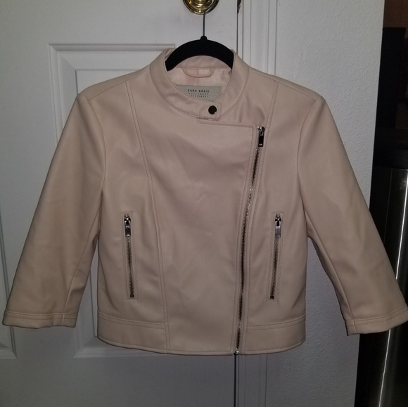pale pink jacket zara